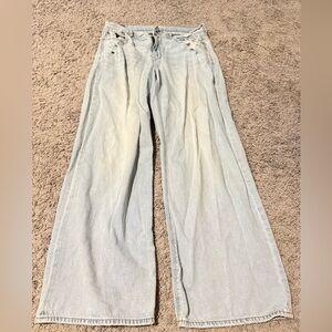 American Eagle Outfitters Light Wash Flare Jeans